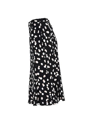 Altuzarra  Altuzarra Polka Dot Midi Skirt in Black Viscose (view 2)