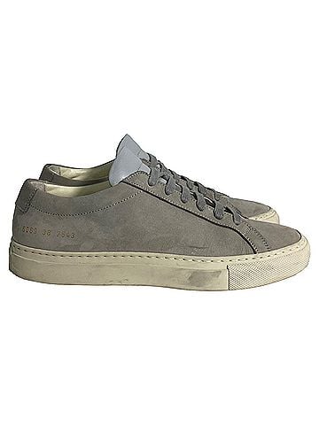 Common Projects Common Projects Achilles Low Sneakers in Grey Suede (view 1)