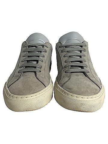 Common Projects Common Projects Achilles Low Sneakers in Grey Suede (view 2)