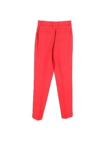Dolce & Gabbana Dolce & Gabbana Straight Leg Trousers in Red Cotton (view 2)