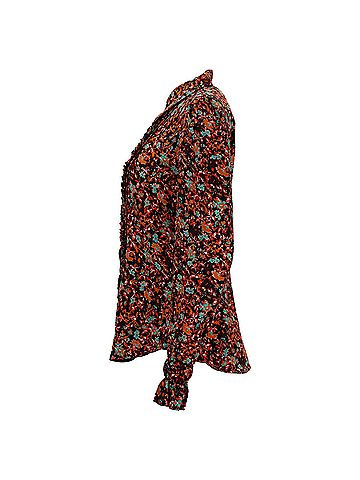 Victoria Beckham Victoria Beckham Floral Blouse in Multicolor Silk (view 2)