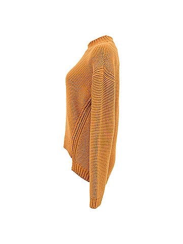Hermès  Hermès Knitted Mock Neck Sweater in Brown Wool (view 2)