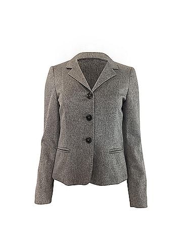 Max Mara Max Mara Blazer in Grey Cashmere (view 1)