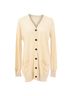 Hermès 100% Wool Ivory  Hermès Buttoned Cardigan in Cream Wool Size 2 - photo 1