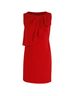 Moschino 100% Synthetic Red Moschino Cheap And Chic Ruffle Dress in Red Polyethylene Size M - photo 1