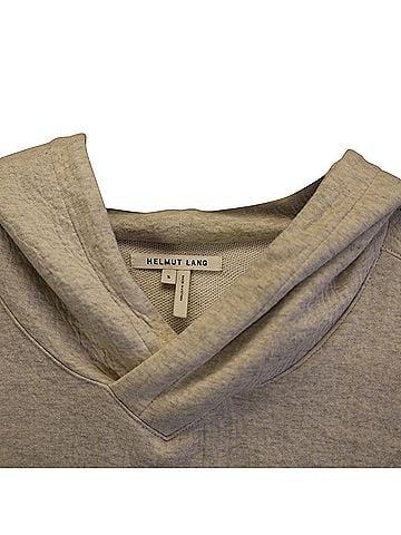 Helmut Lang Helmut Lang Hoodie in Grey Cotton (view 2)