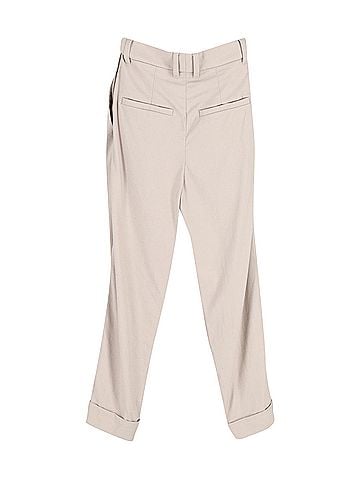 Brunello Cucinelli Brunello Cucinelli Pleated Trousers in Beige Lana Vergine (view 2)