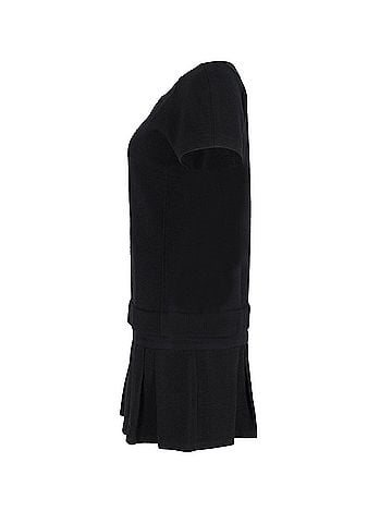 Vanessa Bruno Athe by Vanessa Bruno Mini Dress in Black Polyester (view 2)