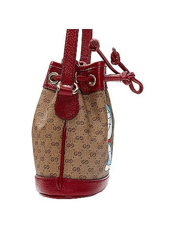 Gucci Gucci Doraemon Limited GG Supreme drawstring crossbody bucket bag (view 2)