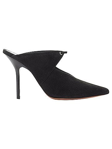 Céline Celine Babouche suede cut out mule (view 1)
