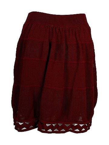 Sandro Sandro Bianca Skirt in Red Viscose (view 1)
