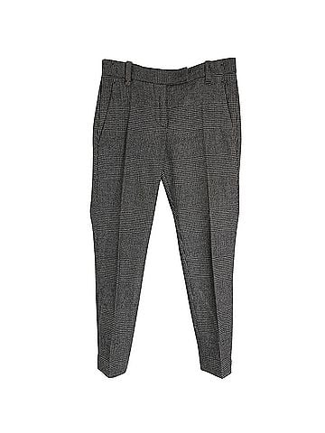 Brunello Cucinelli Brunello Cucinelli Prince of Wales Trousers in Grey Lana Vergine (view 1)