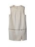 Alexander McQueen 100% Rayon White Alexander McQueen Shift Dress in White Rayon  Size M - photo 4