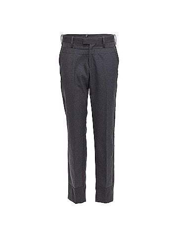 Undercover Undercover cowhide trim patchwork trousers (view 1)