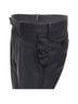Undercover 100% Wool Gray Undercover cowhide trim patchwork trousers Size 4 - photo 2