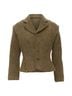 Junya Watanabe 100% Tweed Brown Junya Watanabe tweed herringbone transformable jacket Size 12 - photo 1