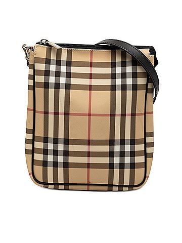 Burberry House Check Canvas Crossbody (view 1)