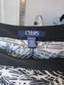 Chaps Print Black White Active Dress Size XS - photo 3