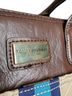 Tommy Hilfiger Brown Tan Blue Leather Tote One size - photo 4