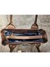Tommy Hilfiger Brown Tan Blue Leather Tote One size - photo 5