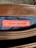 Tommy Hilfiger Brown Tan Blue Leather Tote One size - photo 3