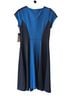 Chaps Blue Black Cocktail Dress Size 2 - photo 2