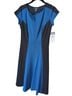 Chaps Blue Black Cocktail Dress Size 2 - photo 1