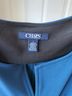 Chaps Blue Black Cocktail Dress Size 2 - photo 3