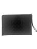 Calvin Klein 100% Leather Print Black Leather Clutch One size - photo 1