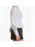 Veronica Beard Stripes Purple White Long Sleeve Blouse Size 0 - photo 4