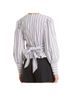 Veronica Beard Stripes Purple White Long Sleeve Blouse Size 0 - photo 2