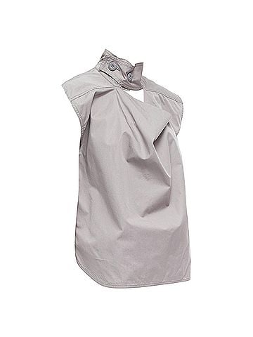 MARNI Marni cotton drape cut out collar utility collar boxy top (view 1)