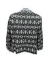 Tahari 97% Cotton 3% Spandex 100% Polyester Aztec Or Tribal Print Black White Blazer Size 16 - photo 2