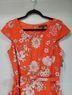 CHRIS McLaughlin Floral Orange White Jumpsuit Size 12 - photo 4