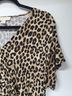 Michael Kors Graphic Snake Print Animal Print Leopard Print Brown Black Casual Dress Size M - photo 5
