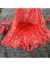 Jasper 100% Polyester Paisley Red Romper Size S - photo 4