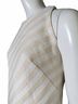 Milly Stripes White Tan Casual Dress Size 2 - photo 6