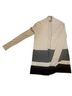 Neiman Marcus 100% Cashmere Color Block Multi Color Cardigan Size XS - photo 2