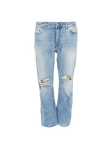 Acne Acne Studios Pop Trash washed cotton ripped distressed back jeans (view 1)