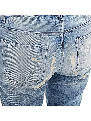 Acne Acne Studios Pop Trash washed cotton ripped distressed back jeans (view 2)
