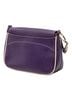 Prada 100% Leather Purple Cinghiale Flap Shoulder Bag One size - photo 3