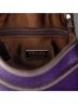 Prada 100% Leather Purple Cinghiale Flap Shoulder Bag One size - photo 7