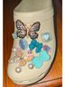 Crocs 100% Pvc Floral Ivory Mule/Clog Size 9 - photo 8
