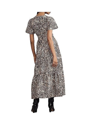 Anthropologie Somerset Leopard Animal Print  Casual Dress (view 1)
