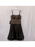 BCBGMAXAZRIA 100% Polyester 16% Spandex Black Tan Cocktail Dress Size 4 - photo 11
