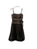 BCBGMAXAZRIA 100% Polyester 16% Spandex Black Tan Cocktail Dress Size 4 - photo 1