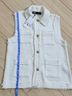Zara White Ivory Vest Size M - photo 5