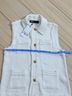 Zara White Ivory Vest Size M - photo 4