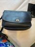 Coach 100% Leather Solid Black Gold Shoulder Bag One size - photo 13