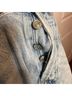 AGOLDE 100% Cotton Blue Jeans Size 27 waist - photo 12